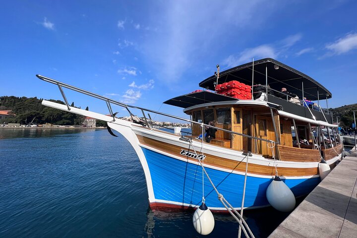 Heldags båtcruise som utforsker Elaphitiøyene nær Dubrovnik, Kroatia, med svømming og lunsj, foto 6 | wizardtrip