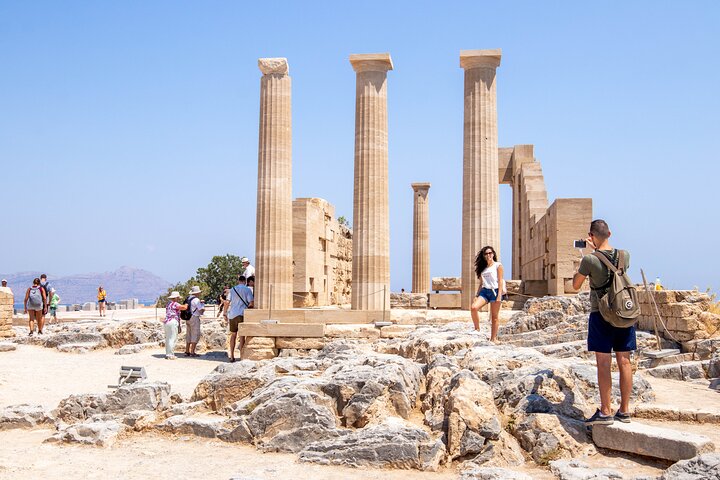From Rhodes: Easy Morning Transfer to Lindos & 4 Hours Free Time | wizardtrip