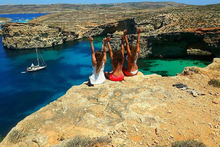 Tour privato in barca alla scoperta delle acque cristalline della Laguna Blu di Malta, Comino e Gozo, foto 9 | wizardtrip