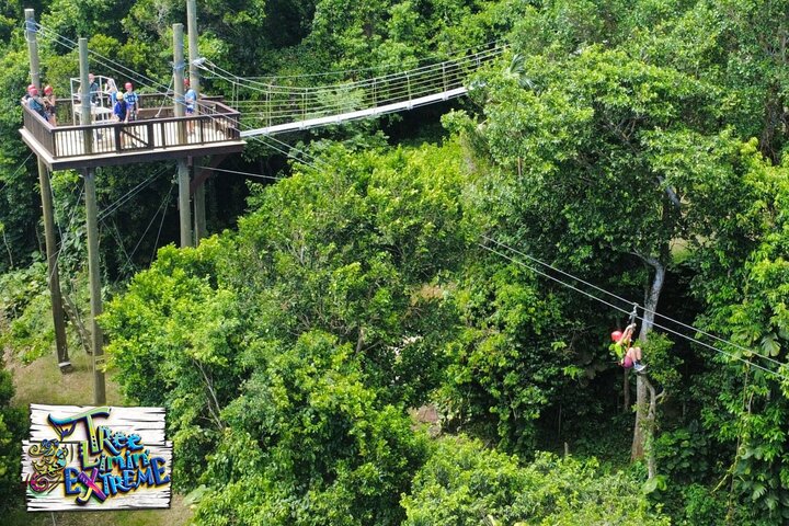 Ervaar spannende ziplining door het regenwoud van St. Thomas met een prachtig uitzicht op de oceaan, foto 9 | wizardtrip