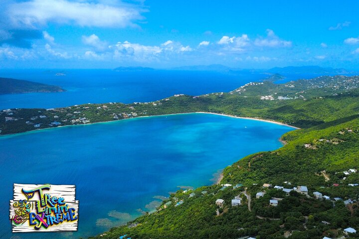 Ervaar spannende ziplining door het regenwoud van St. Thomas met een prachtig uitzicht op de oceaan, foto 10 | wizardtrip