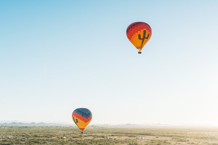 Phoenix Morning Hot Air Balloon Ride with Bubbly + Breakfast | wizardtrip