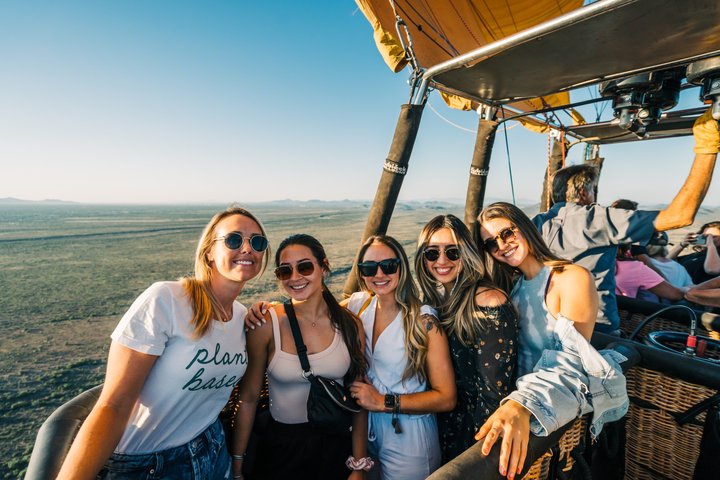 Vol en montgolfière au lever du soleil au-dessus du désert de Sonora près de Phoenix, Arizona, avec toast au champagne, photo 6 | wizardtrip