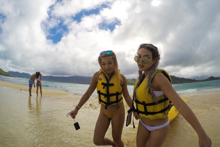 Kajak- en snorkelavontuur in Kailua Bay, Oahu, met uitzicht op eilanden en zeeleven, foto 10 | wizardtrip