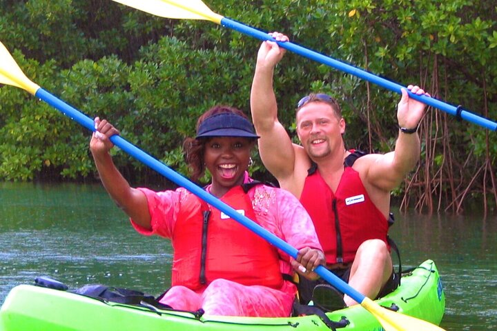 Aventura de kayak, senderismo y snorkel en la laguna de manglares y Cas Cay de St. Thomas, foto 8 | wizardtrip