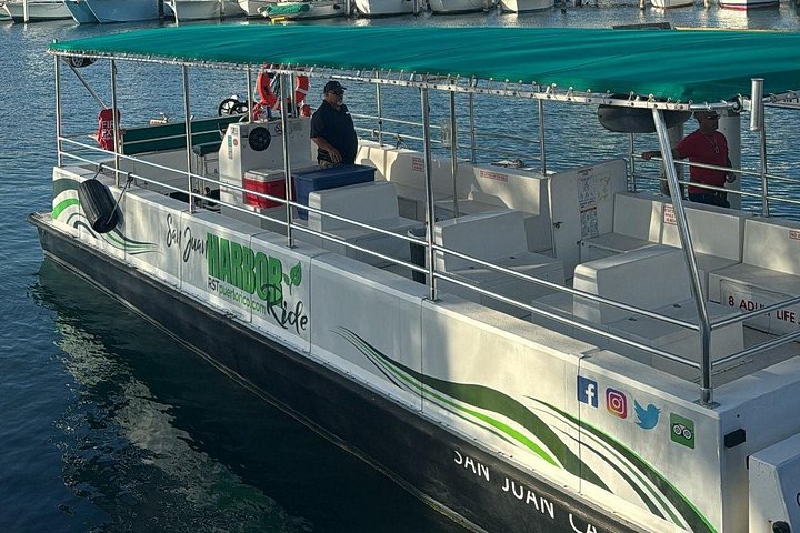 Sunset boat tour in San Juan Bay, Puerto Rico, with views of historic landmarks, photo 9 | wizardtrip