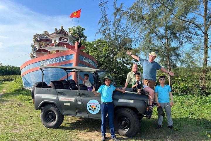 Explora los pueblos rurales y las islas fluviales de Hoi An en un tour privado en jeep, experimentando artesanías y paisajes locales, foto 22 | wizardtrip