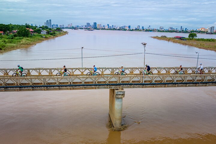 Excursion à vélo sur l'île de la soie à Phnom Penh / Vélo électrique ou Tuk Tuk | wizardtrip