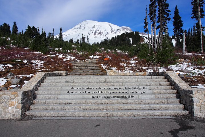 Naturskjønn tur til Mount Rainier National Park fra Seattle, som viser isbreer, fossefall og skoger, foto 16 | wizardtrip