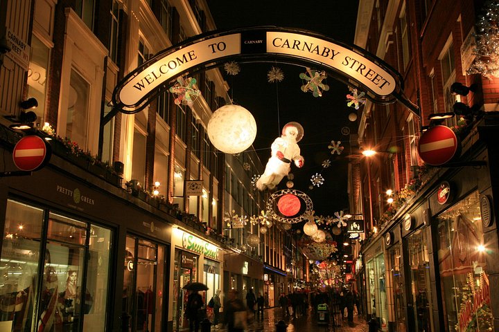 夜のロンドンのきらめくクリスマスイルミネーションを紹介するオープンデッキバスツアー、写真12 | wizardtrip