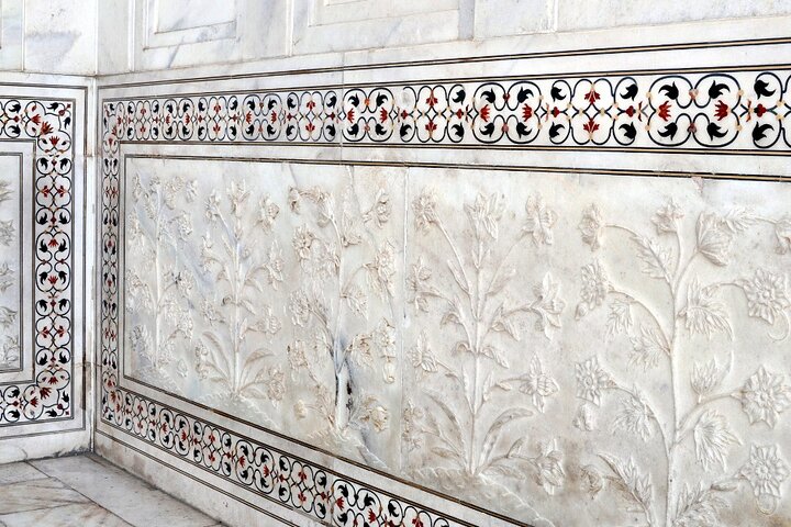Tour guiado privado del Taj Mahal y el Fuerte de Agra en tren exprés desde Delhi, India, foto 7 | wizardtrip