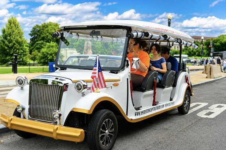 Tour guidato in E-Cart dei monumenti di Washington DC e della storia USA | wizardtrip