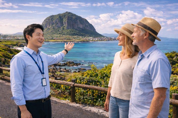 Tour di un giorno intero della bellezza naturale e dei siti culturali dell'isola di Jeju, inclusi il Monte Halla e le cascate, foto 13 | wizardtrip