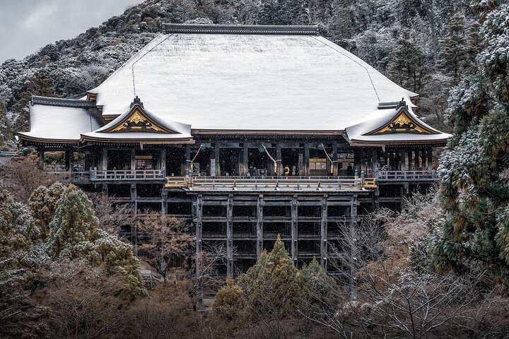 Dagtocht per bus door Kyoto's iconische UNESCO-werelderfgoedsites, waaronder Arashiyama Bamboebos, Gouden Paviljoen, Nijo Castle, Kiyomizu-dera en Fushimi Inari, foto 13 | wizardtrip