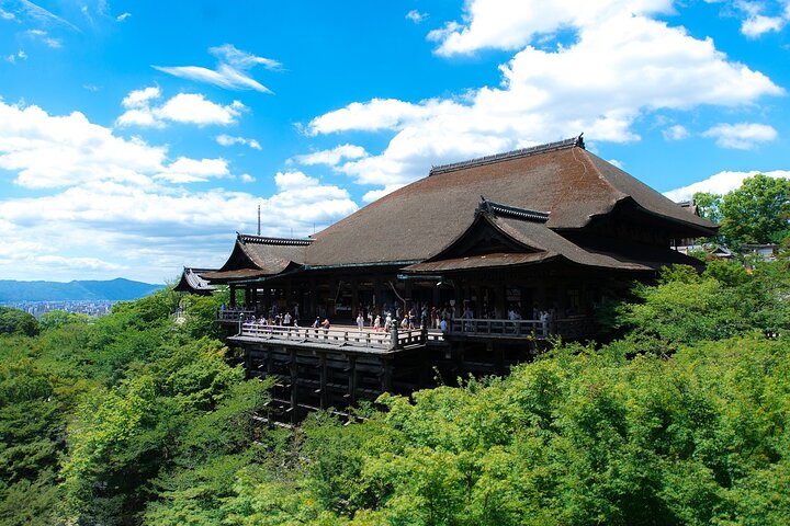 Dagtocht per bus door Kyoto's iconische UNESCO-werelderfgoedsites, waaronder Arashiyama Bamboebos, Gouden Paviljoen, Nijo Castle, Kiyomizu-dera en Fushimi Inari, foto 14 | wizardtrip