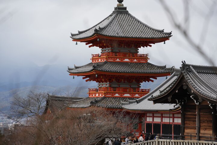 Dagtocht per bus door Kyoto's iconische UNESCO-werelderfgoedsites, waaronder Arashiyama Bamboebos, Gouden Paviljoen, Nijo Castle, Kiyomizu-dera en Fushimi Inari, foto 34 | wizardtrip