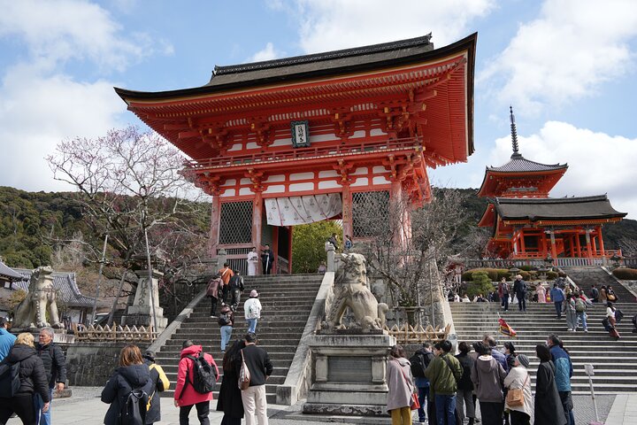 Dagtocht per bus door Kyoto's iconische UNESCO-werelderfgoedsites, waaronder Arashiyama Bamboebos, Gouden Paviljoen, Nijo Castle, Kiyomizu-dera en Fushimi Inari, foto 35 | wizardtrip
