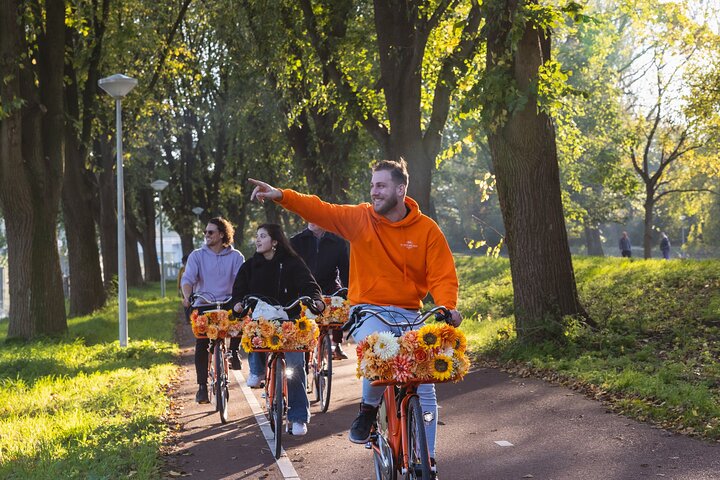 Guidet cykeltur gennem det hollandske landskab fra Amsterdam med vindmøller, gårde og ostesmagning, foto 6 | wizardtrip