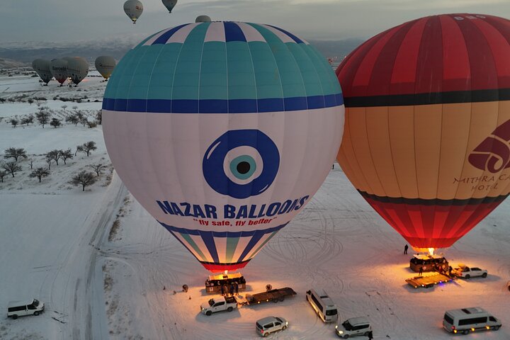 Volo in mongolfiera sopra le valli uniche della Cappadocia all'alba, foto 17 | wizardtrip