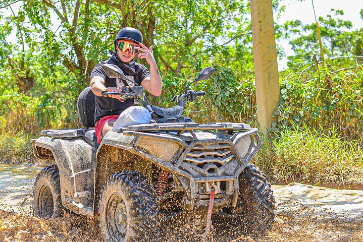 Passeio de aventura de buggy e quadriciclo em Punta Cana, na República Dominicana, com a praia de Macao e uma caverna, foto 27 | wizardtrip