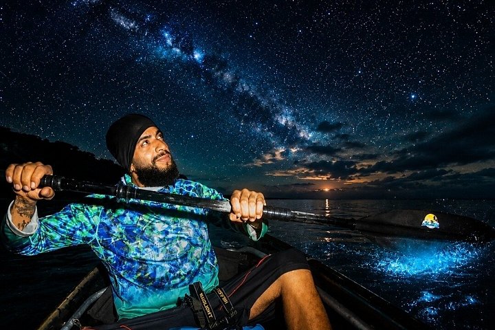 Klar kajakktur i Vieques' selvlysende bukt om natten, foto 13 | wizardtrip