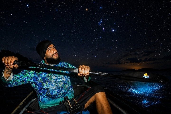 Klar kajakktur i Vieques' selvlysende bukt om natten, foto 14 | wizardtrip