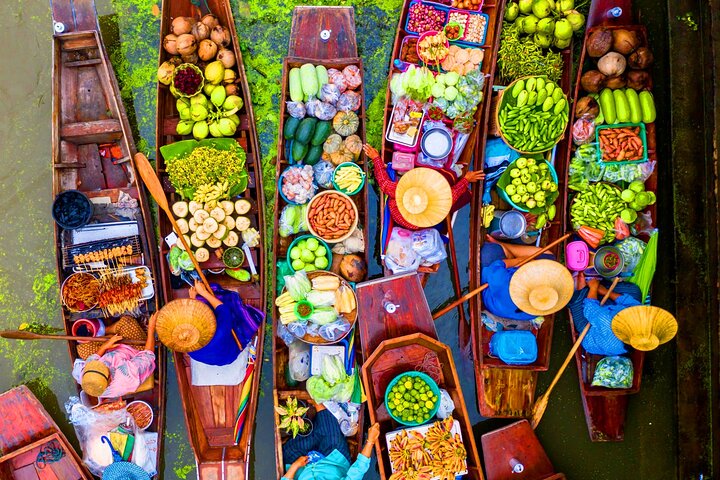 Bangkok : Marché Flottant et Marché Ferroviaire | wizardtrip