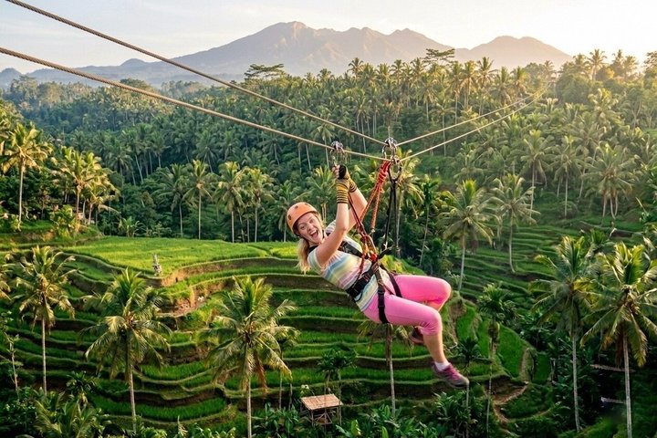 Privé tour die Ubud's watervallen, tempels en rijstterrassen verkent met optionele schommels, foto 6 | wizardtrip