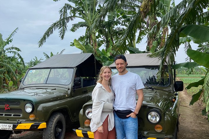 Vintage Jeep tour exploring Hanoi's highlights, including Train Street, local life, and scenic lakes, photo 10 | wizardtrip