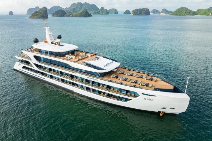 2 Dages 1 Nat Luksus Azura Krydstogt gennem Halong & Lan Ha Bugt | wizardtrip