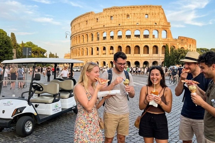 Privat golftur, der udforsker Roms ikoniske vartegn som Colosseum og Trevi-fontænen, foto 10 | wizardtrip