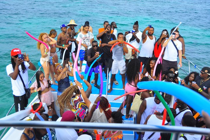 プンタカナでのパーティーボートツアー、シュノーケリング、イルカ、ライブDJ、オープンバー付き、写真46 | wizardtrip