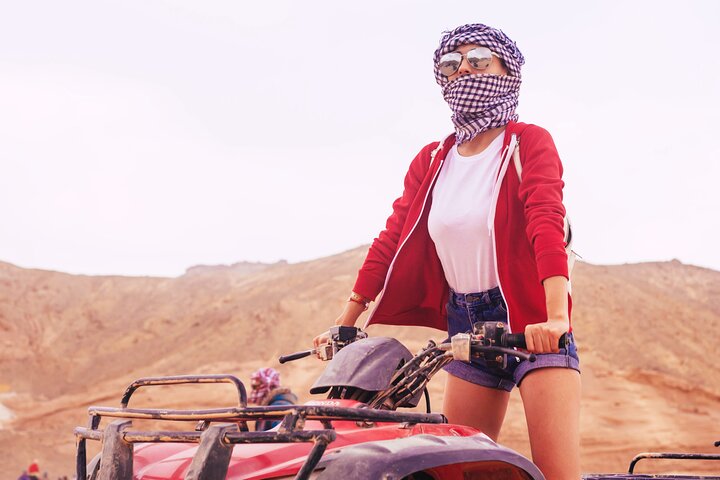 Aventura de quadriciclo e passeio de camelo no deserto de Sharm El Sheikh com vistas para a Montanha do Eco, foto 18 | wizardtrip