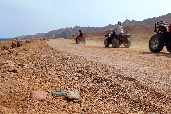 Aventura de quadriciclo e passeio de camelo no deserto de Sharm El Sheikh com vistas para a Montanha do Eco, foto 19 | wizardtrip
