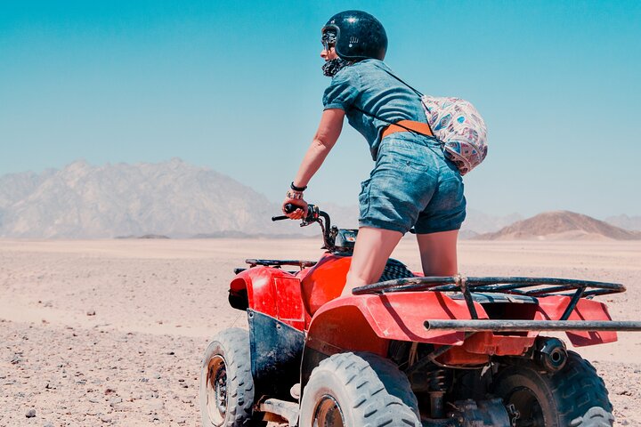 Aventura de quadriciclo e passeio de camelo no deserto de Sharm El Sheikh com vistas para a Montanha do Eco, foto 21 | wizardtrip