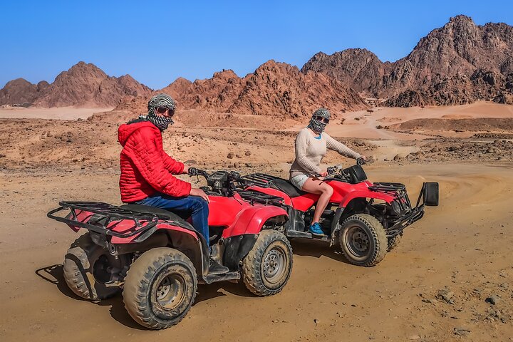 Aventura de quadriciclo e passeio de camelo no deserto de Sharm El Sheikh com vistas para a Montanha do Eco, foto 25 | wizardtrip