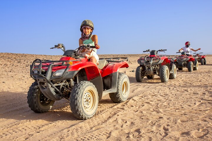 Aventura de quadriciclo e passeio de camelo no deserto de Sharm El Sheikh com vistas para a Montanha do Eco, foto 30 | wizardtrip