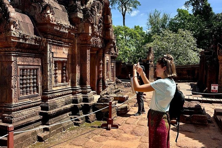 Heldagstur til Banteay Srei og fem andre gamle templer nær Siem Reap, Cambodja, foto 13 | wizardtrip