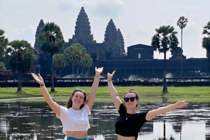 Lever de soleil sur le complexe emblématique du temple d'Angkor Wat à Siem Reap, Cambodge, photo 17 | wizardtrip
