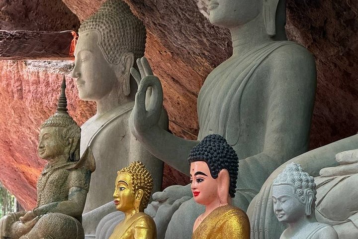Heldagstur till Phnom Kulen nationalpark, Kambodja, med vattenfall, lingas och Buddhastatyer, foto 6 | wizardtrip