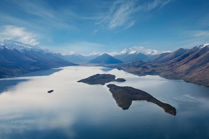 Jetboat die de gevlochten rivieren van Nationaal Park Mt Aspiring, Nieuw-Zeeland, bevaart, foto 13 | wizardtrip