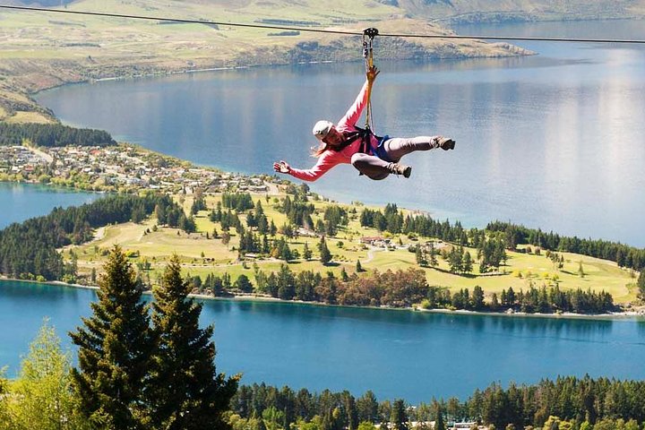 Vivi emozionanti avventure con zipline con viste mozzafiato su Queenstown e sul lago Wakatipu, foto 7 | wizardtrip