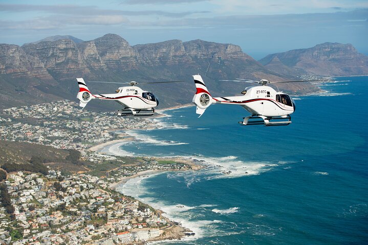 Cape Town: 25-min helikoptertur med gratis bådtur | wizardtrip