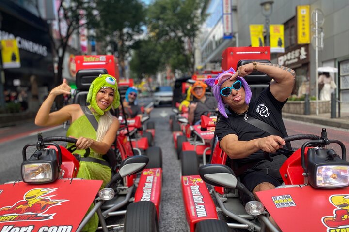 Experience a thrilling Shibuya street go-kart tour in Tokyo, Japan, passing by famous landmarks, photo 15 | wizardtrip
