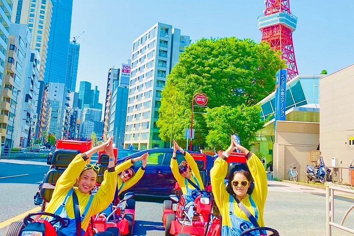 Gokart-eventyr gjennom Tokyos gater, forbi ikoniske landemerker som Tokyo Tower og Rainbow Bridge, foto 7 | wizardtrip