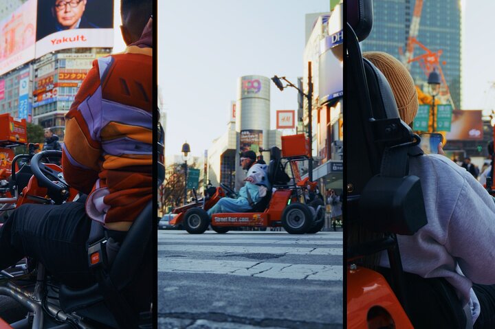 Go-kart attraverso l'iconico incrocio di Shibuya e i quartieri della moda di Tokyo in costume, foto 7 | wizardtrip