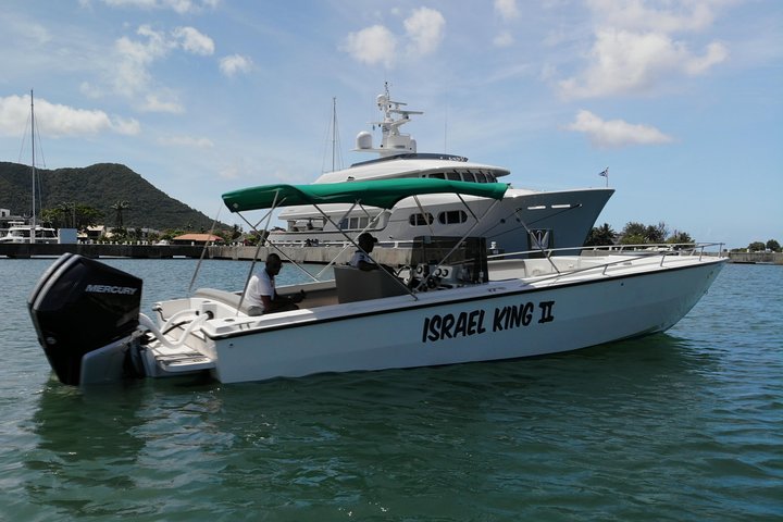 Privé speedboottocht langs de kust van St. Lucia naar Soufriere en de Pitons, met snorkelen en optionele excursies, foto 6 | wizardtrip