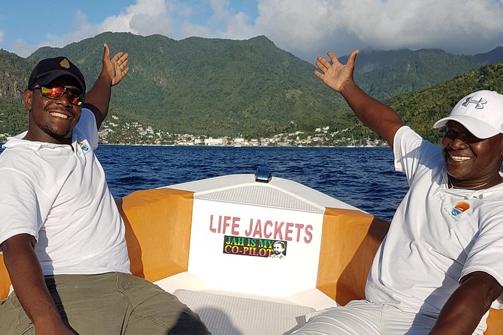 Privé speedboottocht langs de kust van St. Lucia naar Soufriere en de Pitons, met snorkelen en optionele excursies, foto 8 | wizardtrip