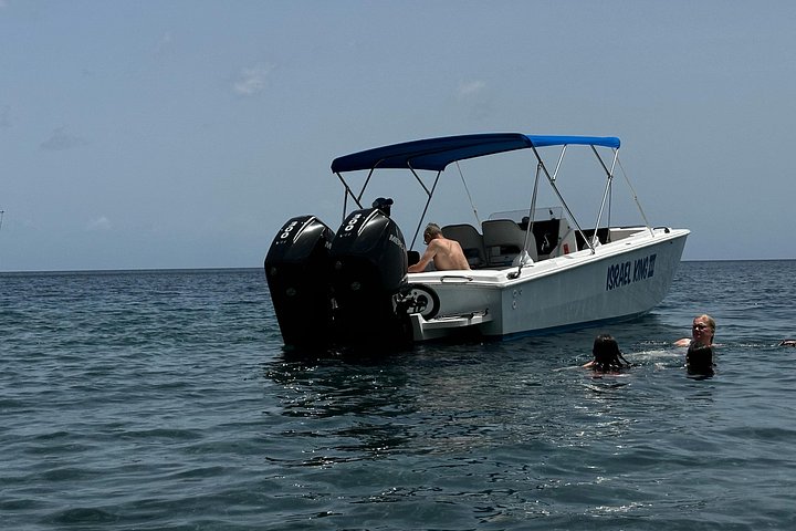 Privé speedboottocht langs de kust van St. Lucia naar Soufriere en de Pitons, met snorkelen en optionele excursies, foto 12 | wizardtrip