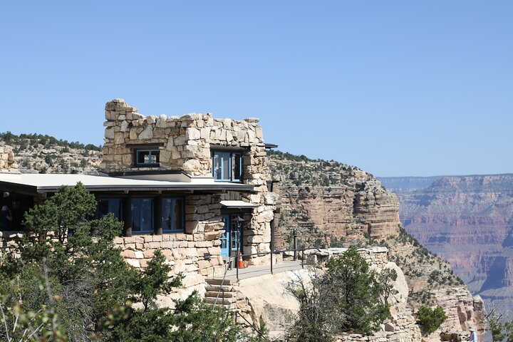 Schilderachtige uitzichten op de South Rim van de Grand Canyon, waaronder Mather Point en de Colorado River, tijdens een dagtrip vanuit Las Vegas, foto 7 | wizardtrip